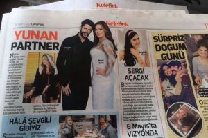 Turkish News paper ''Hurriyet'' mention Stergios collaboration with the Turkish Persona.